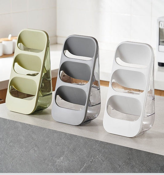 3-Layered Utensil and Knife Storage Organizer