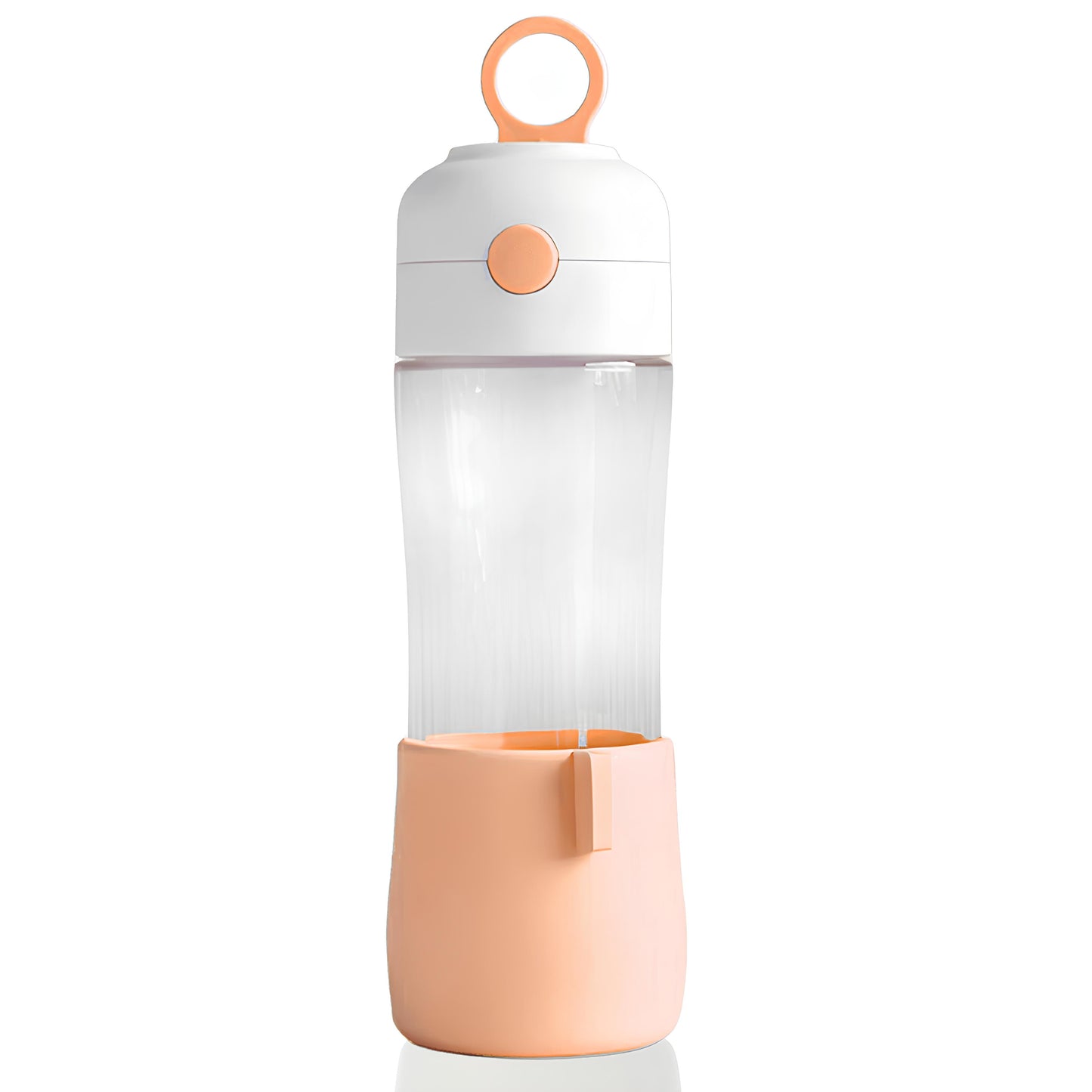 Portable Glass Water Bottle with Protective Silicone Sleeve