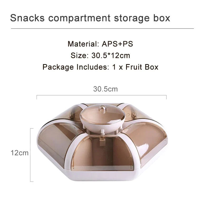Stylish Lotus-Shaped Candy, Snack & Nut Organizer