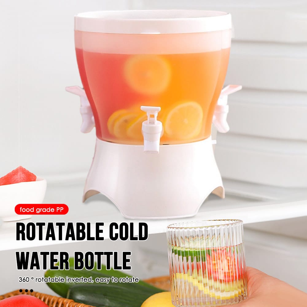 Drink Dispenser – 3-Compartment Rotating Carousel