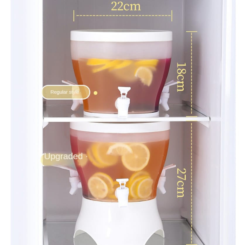 Drink Dispenser – 3-Compartment Rotating Carousel