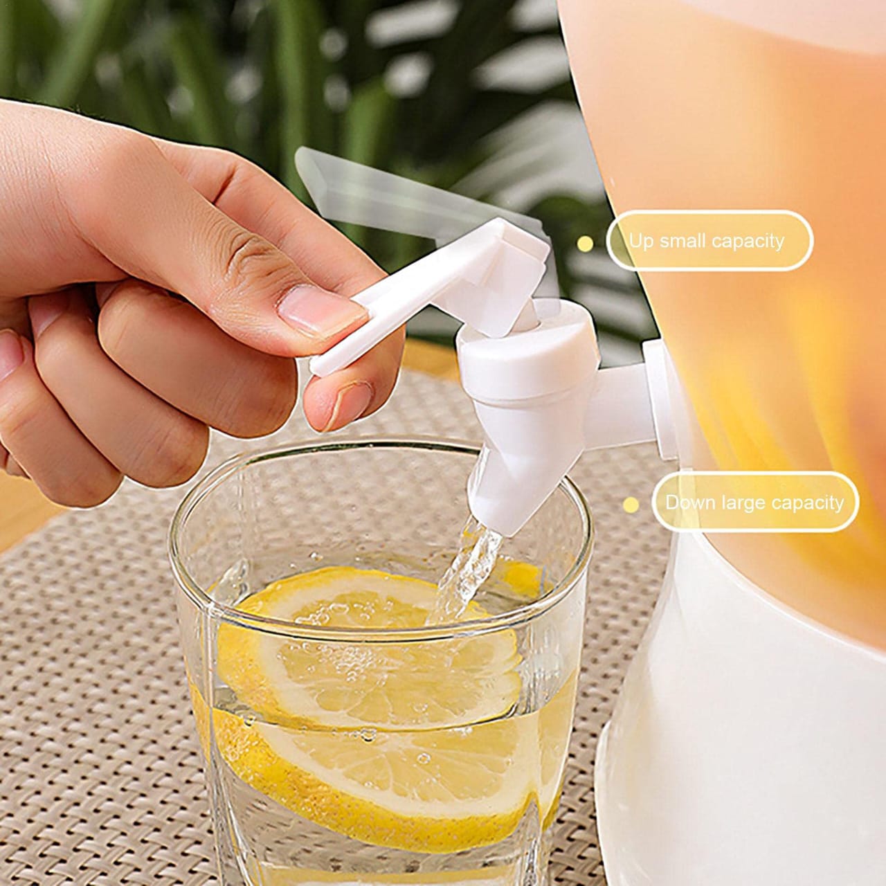 Drink Dispenser – 3-Compartment Rotating Carousel