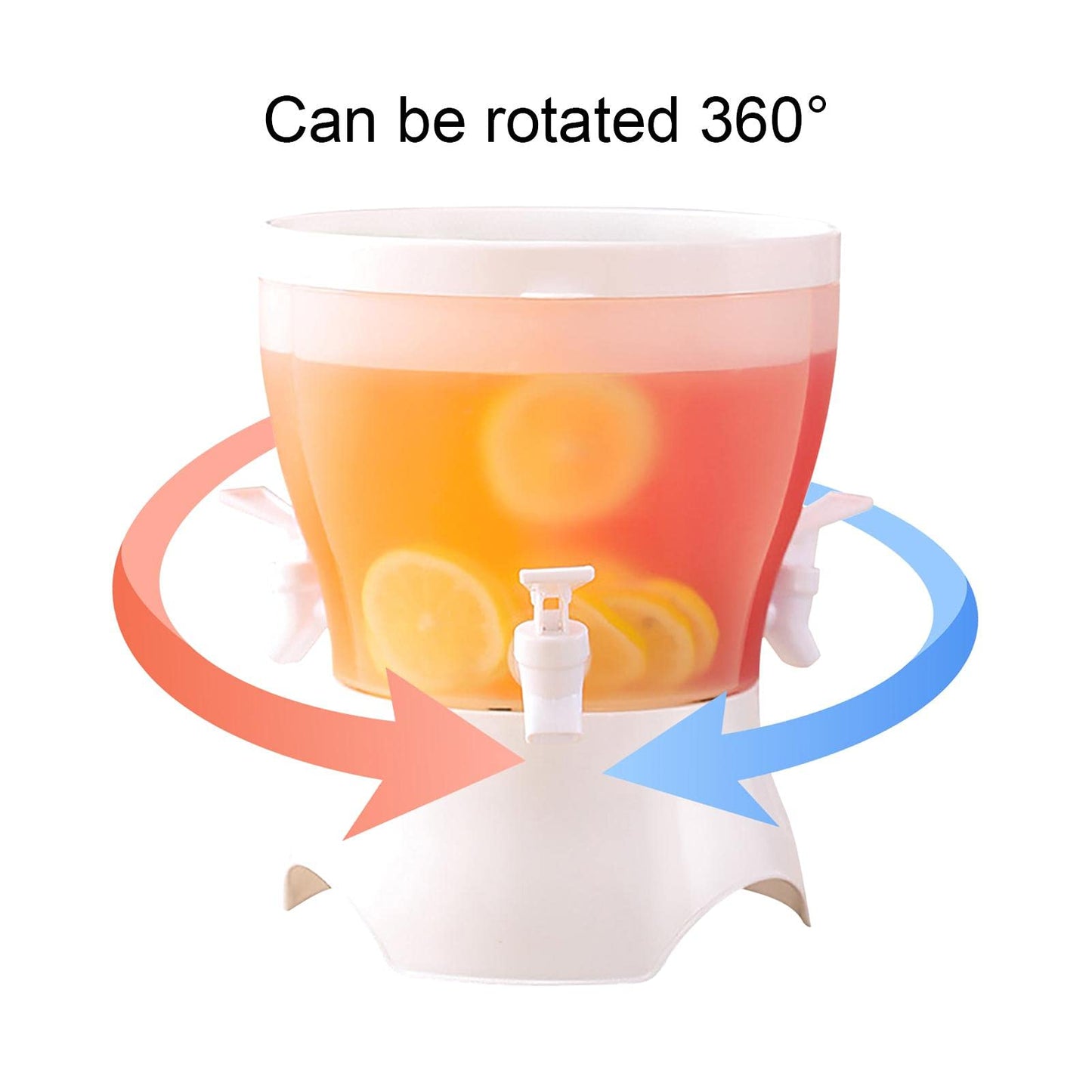 Drink Dispenser – 3-Compartment Rotating Carousel