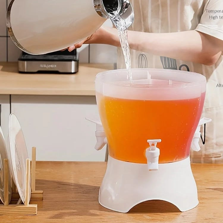 Drink Dispenser – 3-Compartment Rotating Carousel
