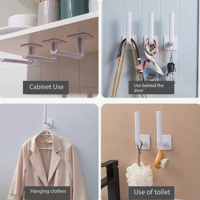 StrongGrip Detachable Handle Self-Adhesive Wall Hook